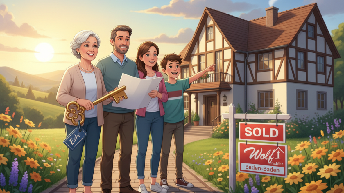 Foto Der Verlust eines geliebten Menschen ist eine der schwierigsten Erfahrungen im Leben. Neben der emotionalen Belastung kommen oft auch eine Vielzahl von organisatorischen und rechtlichen Aufgaben auf die Erben zu. Eine der komplexesten dabei ist die Verwaltung und eventuell der Verkauf einer geerbten Immobilie. Ob es das Elternhaus ist, eine Ferienwohnung oder ein vermietetes Mehrfamilienhaus � der Immobilienverkauf im Erbfall erfordert nicht nur rechtliches und steuerliches Wissen, sondern auch viel Fingerspitzengef�hl und oft auch die Koordination mehrerer Erben.<br><br>Dieser Artikel beleuchtet alle wichtigen Aspekte des Immobilienverkaufs bei Erbe. Er soll Ihnen als umfassender Leitfaden dienen, um diesen Prozess so reibungslos, transparent und finanziell vorteilhaft wie m�glich zu gestalten. Unser Ziel ist es, Ihnen die Unsicherheit zu nehmen und Sie Schritt f�r Schritt durch die Herausforderungen zu f�hren, die ein solcher Verkauf mit sich bringt, egal ob Ihre geerbte Immobilie in Baden-Baden, Rastatt, Gaggenau oder Karlsruhe liegt.