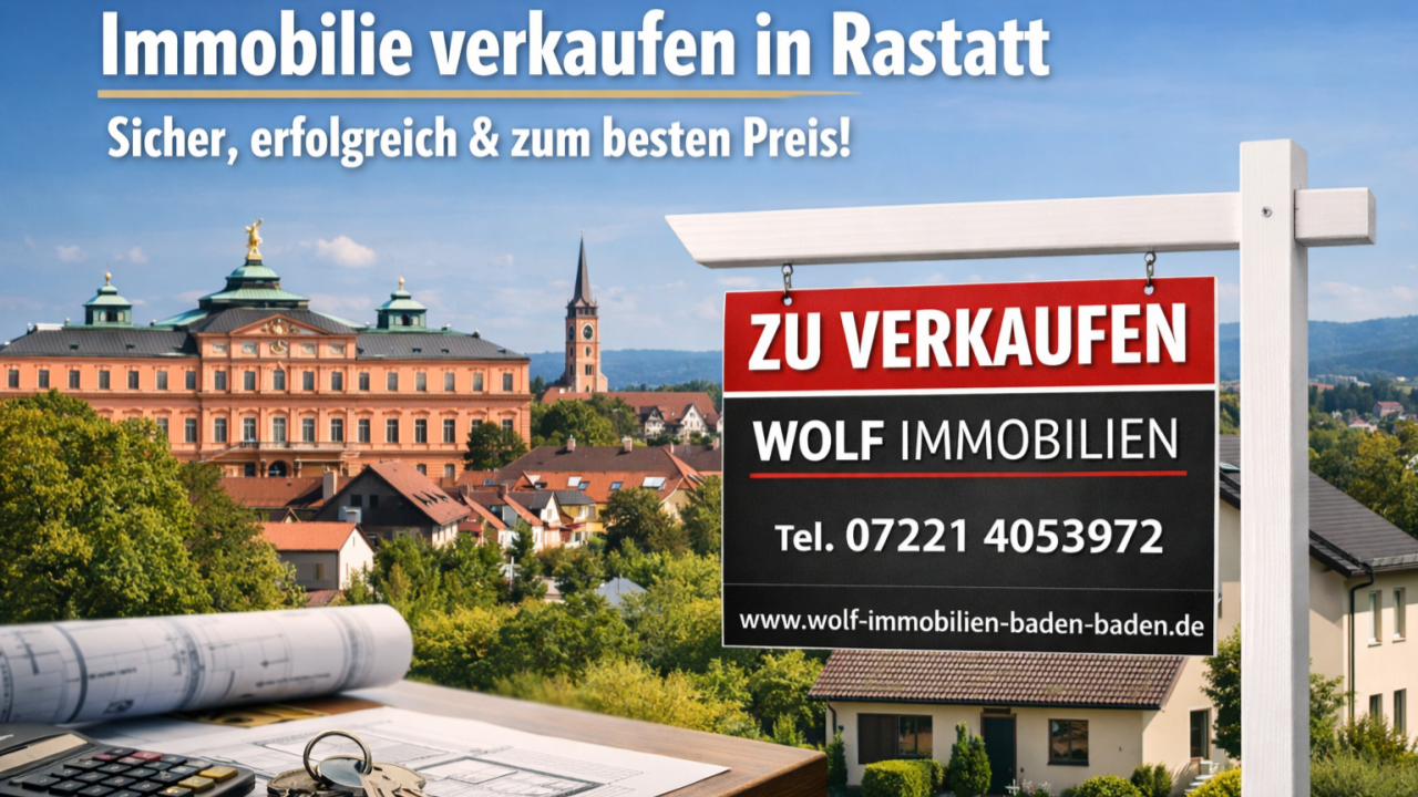 Foto Der Verkauf einer Immobilie in Rastatt z�hlt f�r viele Eigent�mer zu den bedeutendsten finanziellen Entscheidungen. Ob Einfamilienhaus, Eigentumswohnung, Mehrfamilienhaus, Baugrundst�ck oder geerbtes Objekt � wer in Rastatt eine Immobilie ver�u�ern m�chte, sollte strukturiert und strategisch vorgehen. Der Immobilienmarkt in Rastatt ist vielseitig, dynamisch und stark von Faktoren wie Lage, Nachfrage, Objektzustand und Preisgestaltung gepr�gt. Gerade durch die N�he zu Baden-Baden, Karlsruhe und zur franz�sischen Grenze ist Rastatt ein attraktiver Standort mit stabiler Nachfrage.<br><br>Ein erfolgreicher Hausverkauf oder Wohnungsverkauf in Rastatt beginnt nicht erst mit der Ver�ffentlichung eines Inserats. Viele Eigent�mer untersch�tzen die Bedeutung einer sorgf�ltigen Vorbereitung. Eine realistische Immobilienbewertung, vollst�ndige Unterlagen, eine klare Zielgruppenanalyse sowie eine professionelle Pr�sentation sind entscheidend f�r den sp�teren Verkaufserfolg. Wer diesen Prozess untersch�tzt, riskiert l�ngere Vermarktungszeiten, unn�tige Preisverhandlungen oder finanzielle Einbu�en.