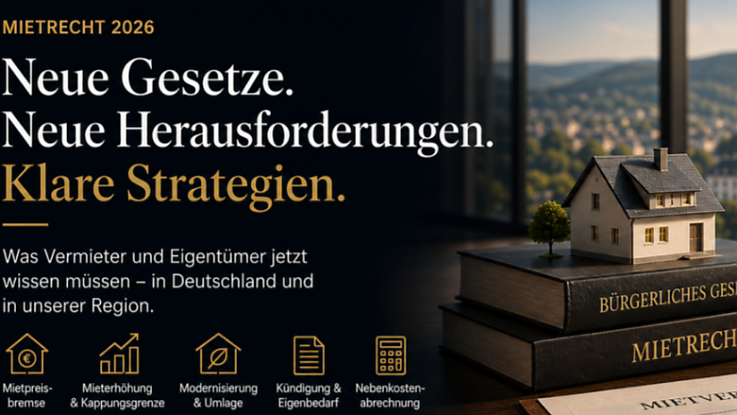 Foto Der deutsche Mietmarkt hat sich in den letzten Jahren nicht nur verändert – er hat sich strukturell verschoben. Viele Eigentümer spüren das bereits im Alltag: Entscheidungen, die früher einfach waren, sind heute komplex. Spielräume, die früher selbstverständlich waren, sind heute begrenzt oder an Bedingungen geknüpft.<br><br>Was dabei oft unterschätzt wird:<br>Es geht nicht mehr nur um einzelne Gesetze oder Paragrafen. Es geht um ein Zusammenspiel aus Regulierung, Rechtsprechung, Markt und regionaler Realität.<br><br>Gerade in unserer Region – rund um Baden-Baden, Rastatt, Gaggenau und Karlsruhe – zeigt sich sehr deutlich, wie stark sich diese Faktoren gegenseitig beeinflussen.<br><br>Dieser Artikel geht bewusst tiefer:<br>Nicht nur, was gilt – sondern vor allem, wie es in der Praxis wirkt. Foto Der deutsche Mietmarkt hat sich in den letzten Jahren nicht nur verändert – er hat sich strukturell verschoben. Viele Eigentümer spüren das bereits im Alltag: Entscheidungen, die früher einfach waren, sind heute komplex. Spielräume, die früher selbstverständlich waren, sind heute begrenzt oder an Bedingungen geknüpft.<br><br>Was dabei oft unterschätzt wird:<br>Es geht nicht mehr nur um einzelne Gesetze oder Paragrafen. Es geht um ein Zusammenspiel aus Regulierung, Rechtsprechung, Markt und regionaler Realität.<br><br>Gerade in unserer Region – rund um Baden-Baden, Rastatt, Gaggenau und Karlsruhe – zeigt sich sehr deutlich, wie stark sich diese Faktoren gegenseitig beeinflussen.<br><br>Dieser Artikel geht bewusst tiefer:<br>Nicht nur, was gilt – sondern vor allem, wie es in der Praxis wirkt.