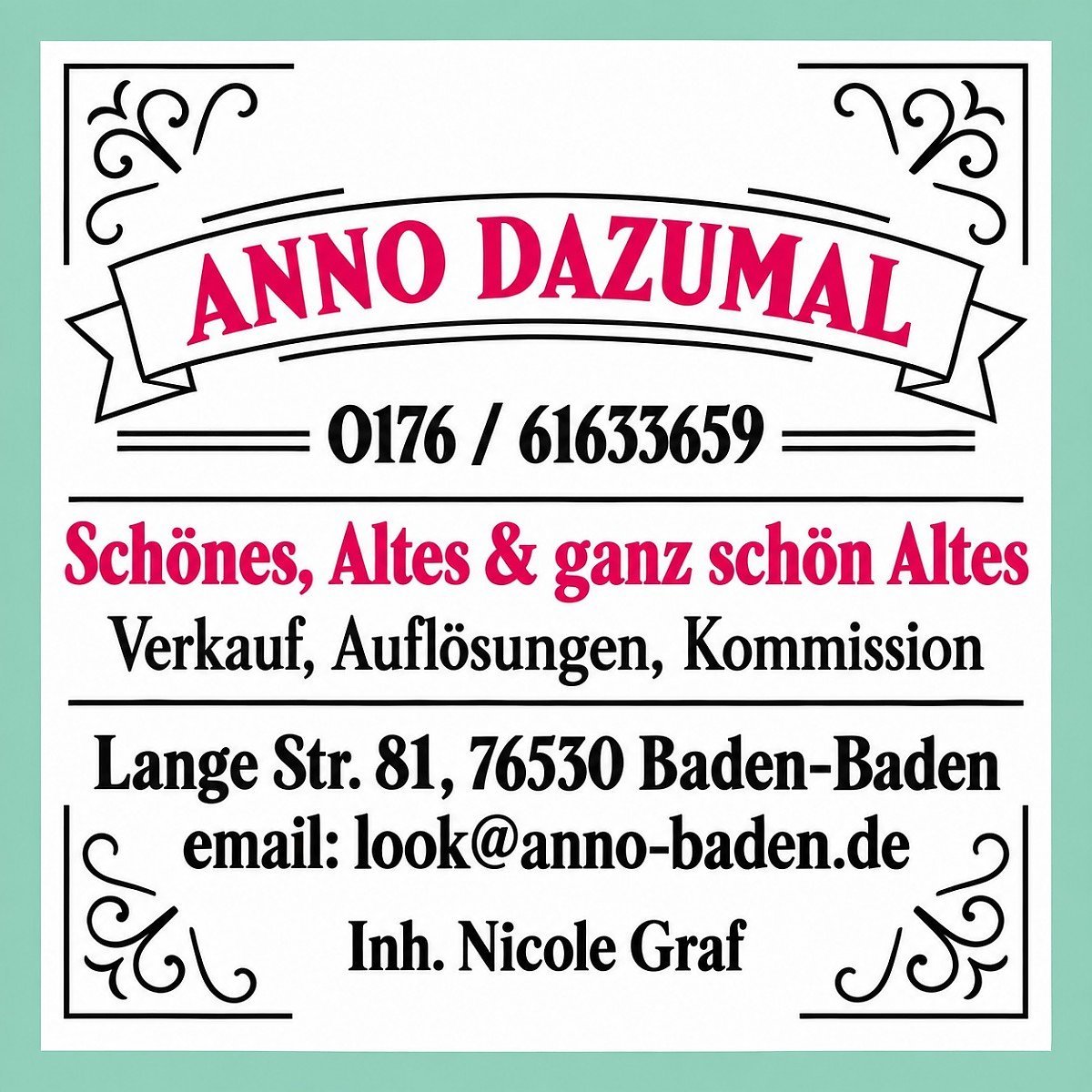 Foto Unser Partner f�r Haushaltsaufl�sungen & Antiquit�ten in Baden-Baden, Rastatt, Gaggenau und Ettlingen
