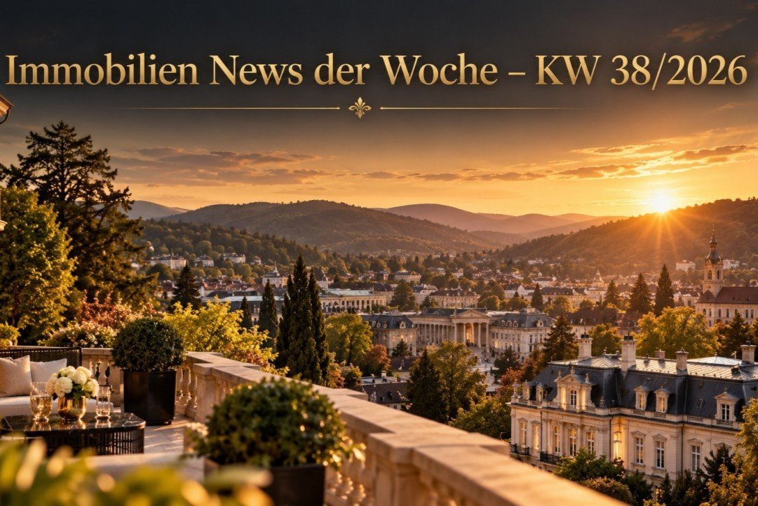 Foto Immobilienmarkt Baden-Baden aktuell: Was steigende Bauzinsen, die neue Zinsentscheidung der EZB und die Preisentwicklung im September 2026 für Eigentümer, Käufer und Verkäufer bedeuten.