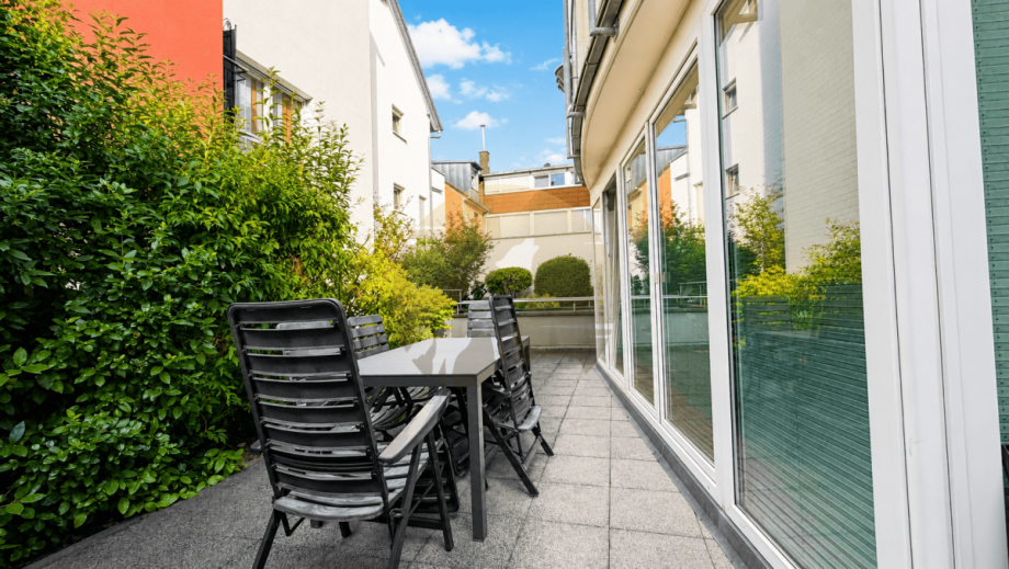 Wintergarten und Terrasse Erdgeschosswohnung Ettlingen