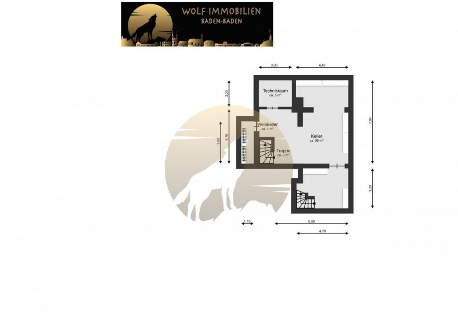 Grundriss KG Mehrfamilienhaus Malsch