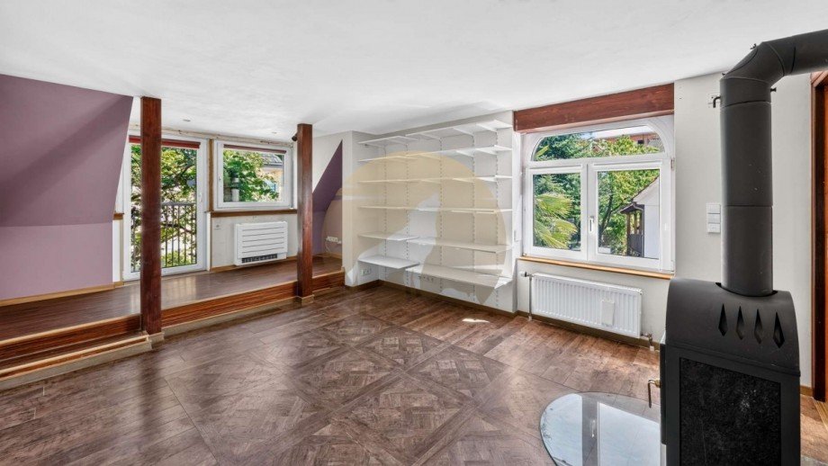 Wohnzimmer oder Schlafzimmer Dachgeschosswohnung Achern