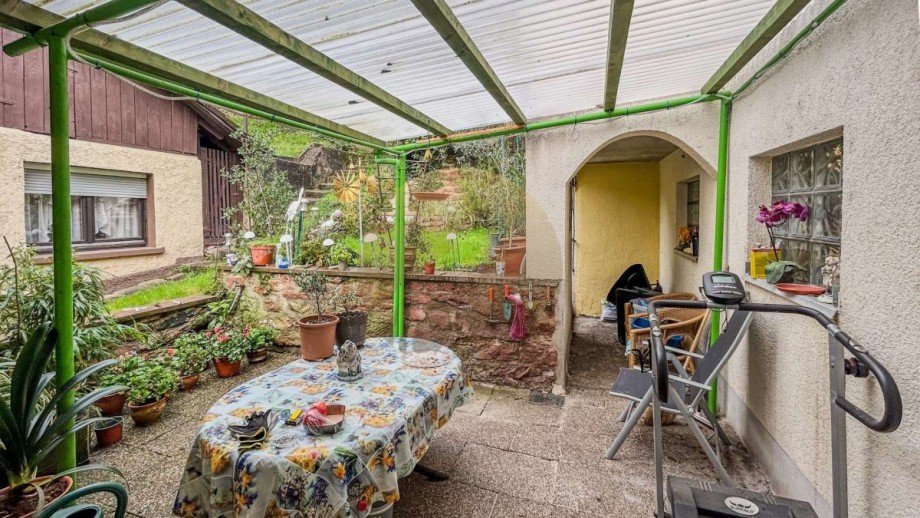Terrasse / Garten Doppelhaush�lfte Gernsbach