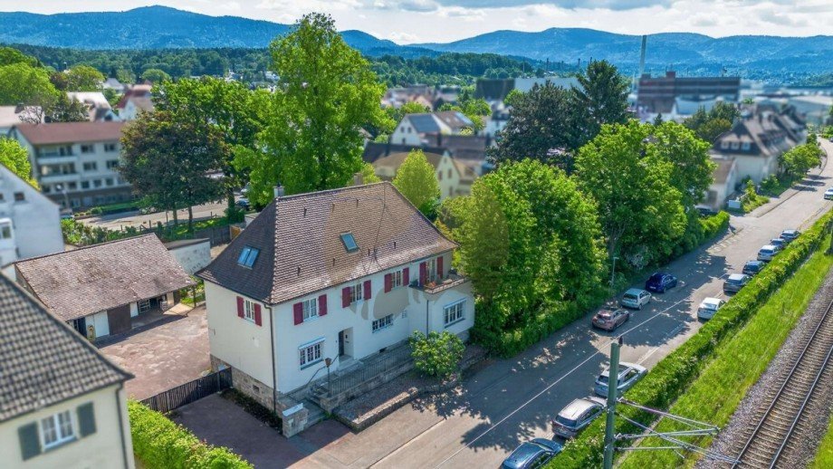 Drohnenaufnahme Mehrfamilienhaus Gaggenau