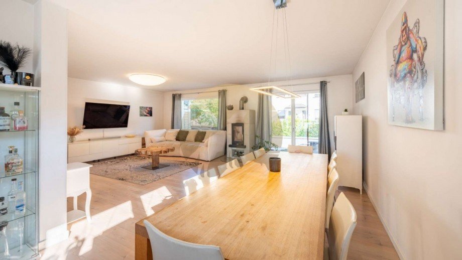 haus-rheinstetten-neuburgweier-wohnbereich-wolf-immobilien Reihenendhaus Rheinstetten