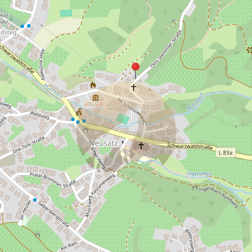 Lageplan Mehrfamilienhaus B�hl