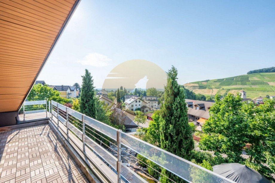 Aussicht vom Dachgeschoss Einfamilienhaus Baden-Baden