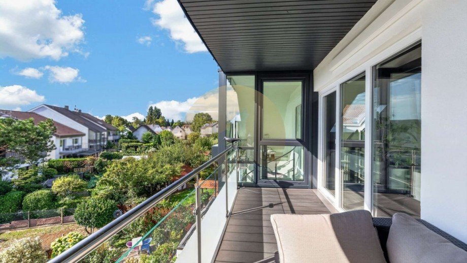 Balkon Dachgeschoss Zweifamilienhaus Rastatt