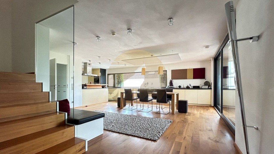 Esszimmer mit Panoramablick EG Zweifamilienhaus Ettenheim