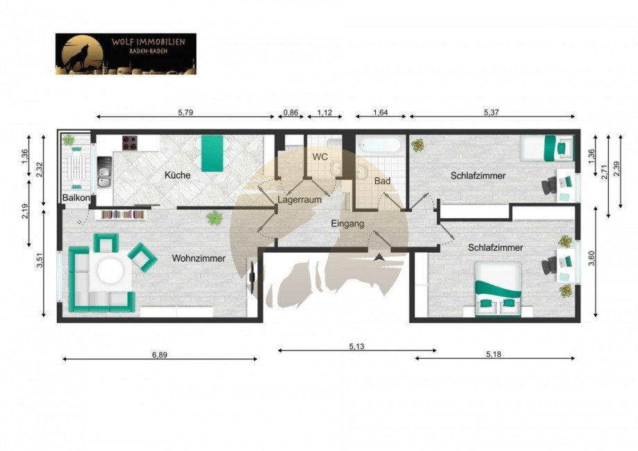 Grundriss Wohnung Etagenwohnung Gaggenau