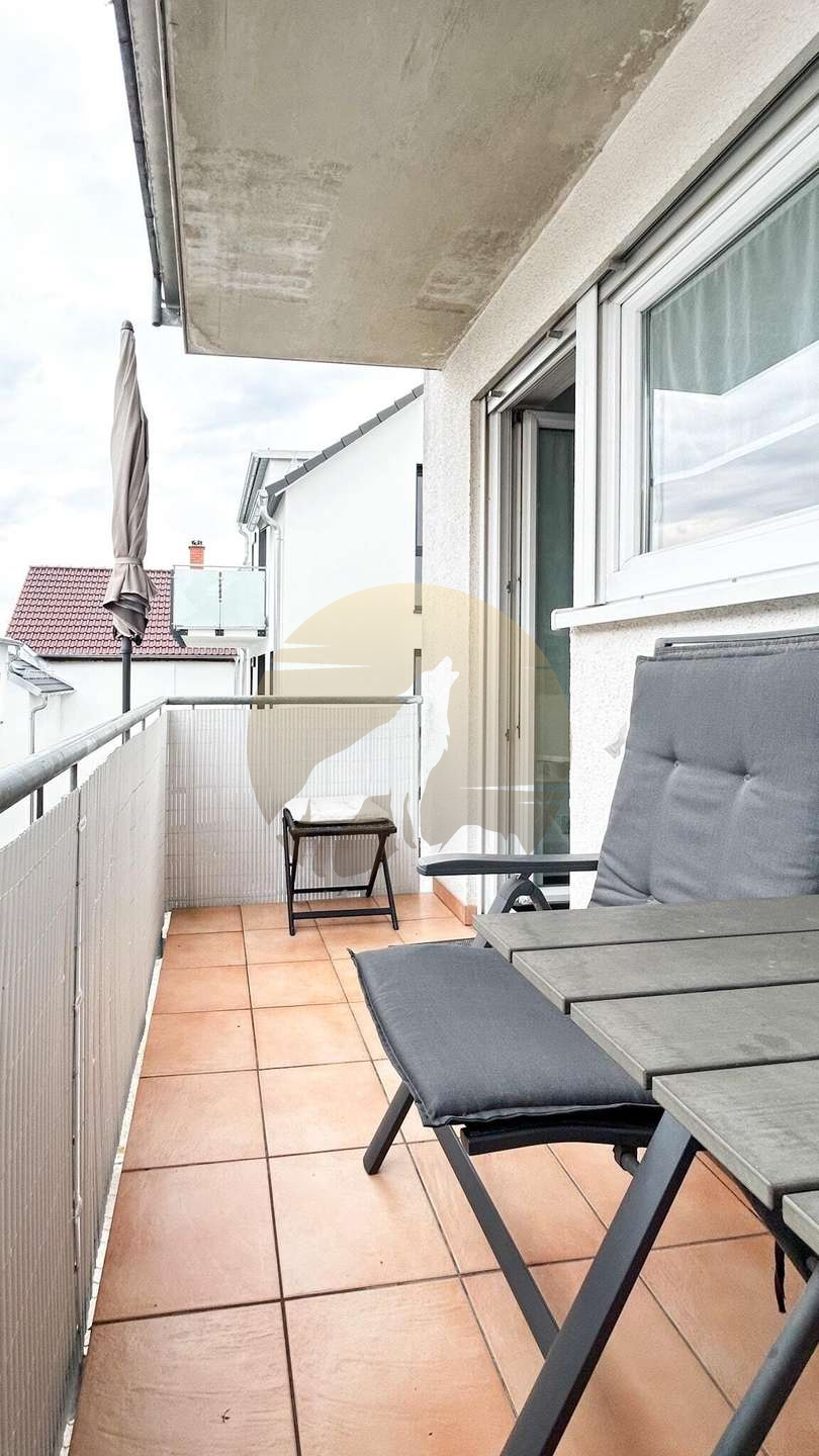 Balkon f�r gem�tliche Abendstunden Etagenwohnung Karlsruhe