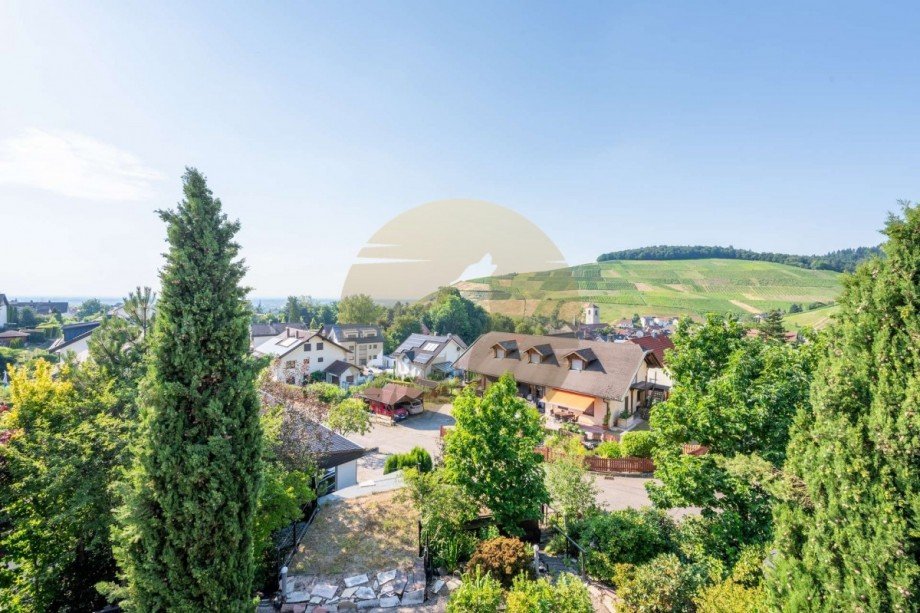 Aussicht vom Dachgeschoss Einfamilienhaus Baden-Baden